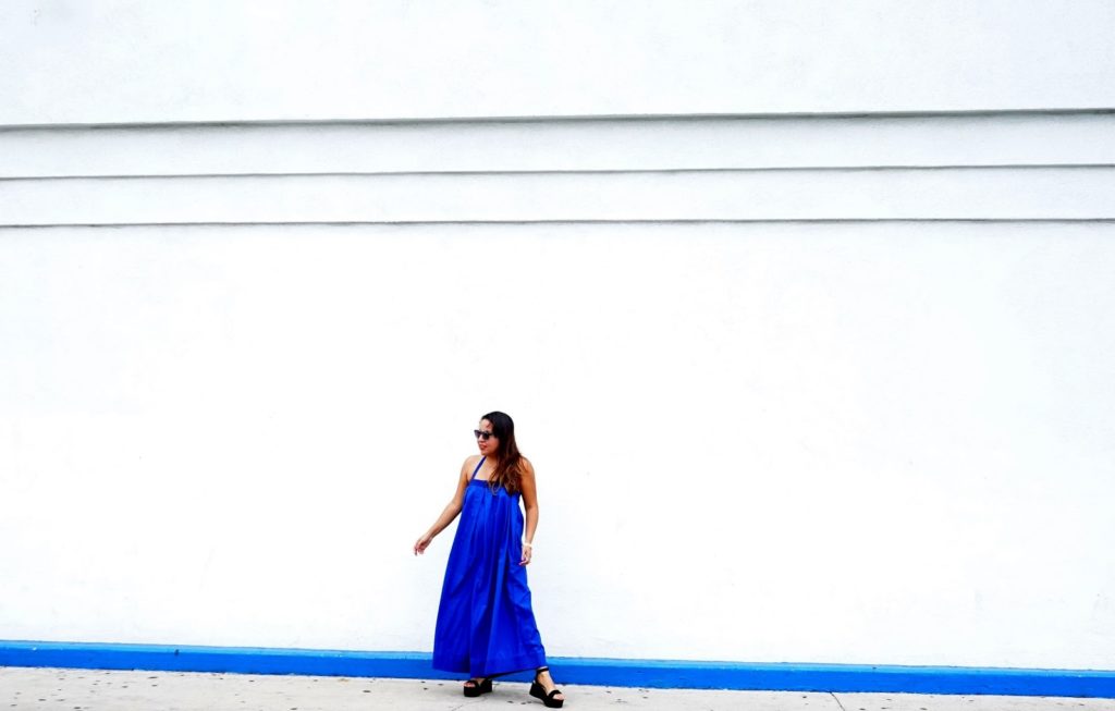 Anthropologie: Blue Jumpsuit